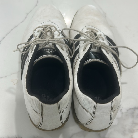 Adidas Men\'s Adipure Flex Golf Shoes White and Black . Size 11‎